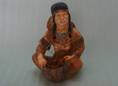 Design Inder Figur Schüssel Statue Skulptur Figuren Skulpturen Dekoration Neu